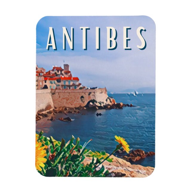 Magnet Flexible Antibes Photo Vintage (Vertical)