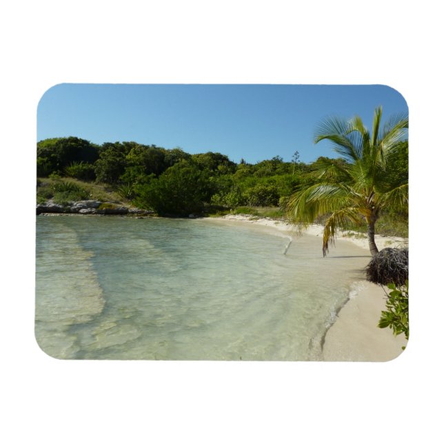 Magnet Flexible Antiguan Beach Beautiful Tropical Landscape (Horizontal)