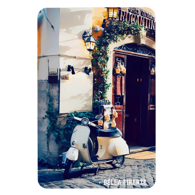 Magnet Flexible * AP12 Italia Scooter Florence Italien Cobblestone (Vertical)