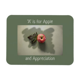 Magnet Flexible Apple pour l'appréciation des enseignants Vert per