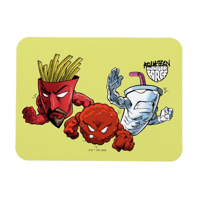Magnet Flexible Aqua Ado Force de la faim Anime Graphisme (Horizontal)
