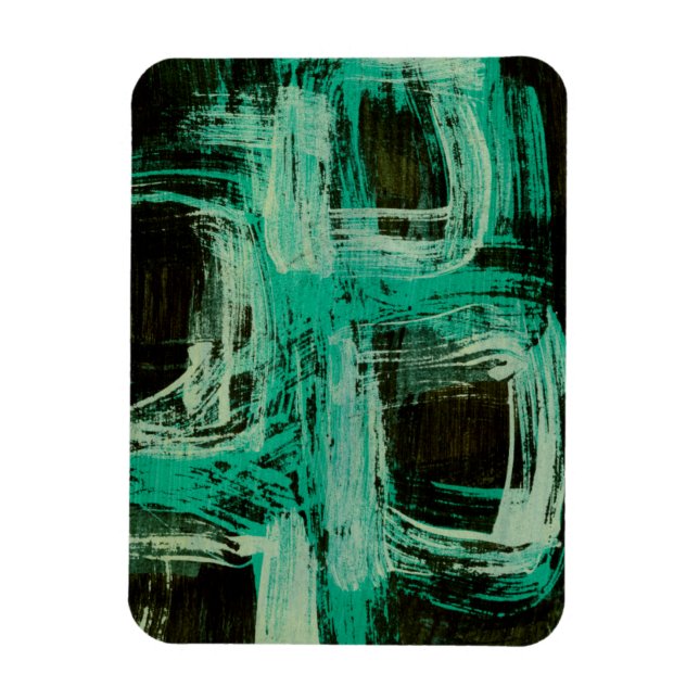 Magnet Flexible Aquamarine Windows I (Vertical)