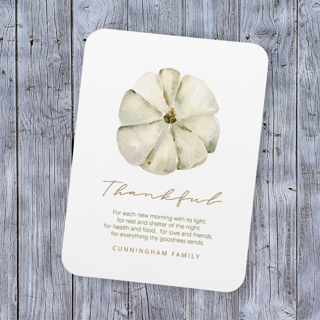 Magnet Flexible Aquarelle Automne Citrouille Thanksgiving Thanksgi (Créateur téléchargé)