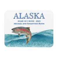 Aquarelle du Saumon de croisière de l'Alaska