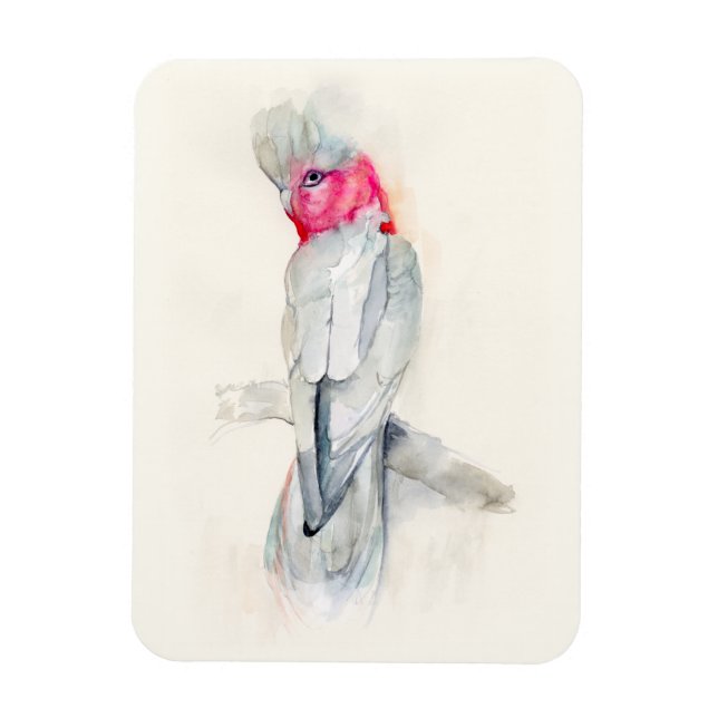 Magnet Flexible Aquarelle Opera Cockatoo (Vertical)
