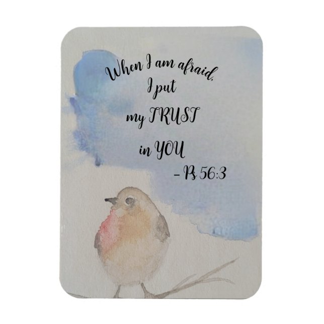 Magnet Flexible Aquarelle - texte 2024 année (Vertical)