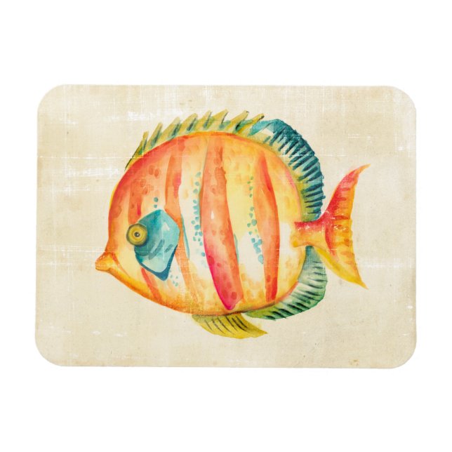 Magnet Flexible Aquarium coloré Poisson (Horizontal)