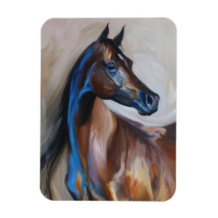 Magnet Flexible Arabian Cheval Peinture Flexible
