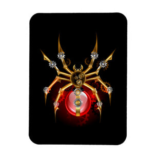 Magnet Flexible Araignée en vapeur noire