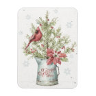 Arbre de Noël fermier avec cardinal