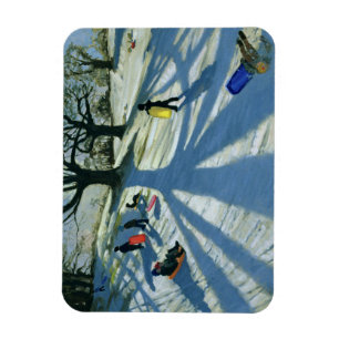 Magnet Flexible Arbre d'hiver Dniquets de neige Calke Abbey Derby