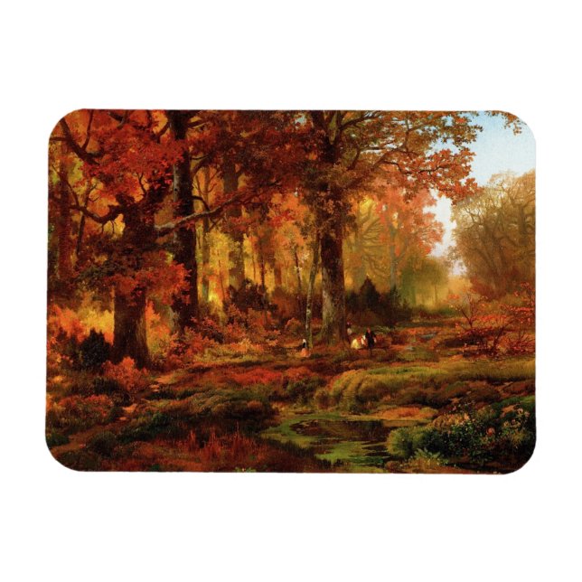 Magnet Flexible Arbres d'automne à Cresheim Glen (Philadelphie) (Horizontal)