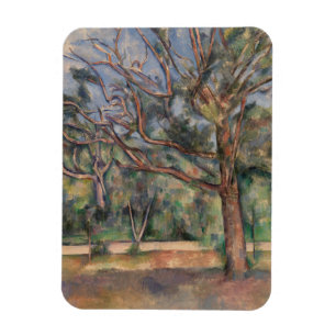 Magnet Flexible Arbres et Route, Paysage Post-Impressionniste
