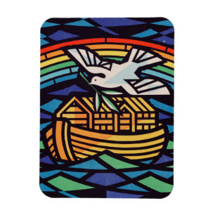 Magnet Flexible Arche de Noé avec Saint-Esprit