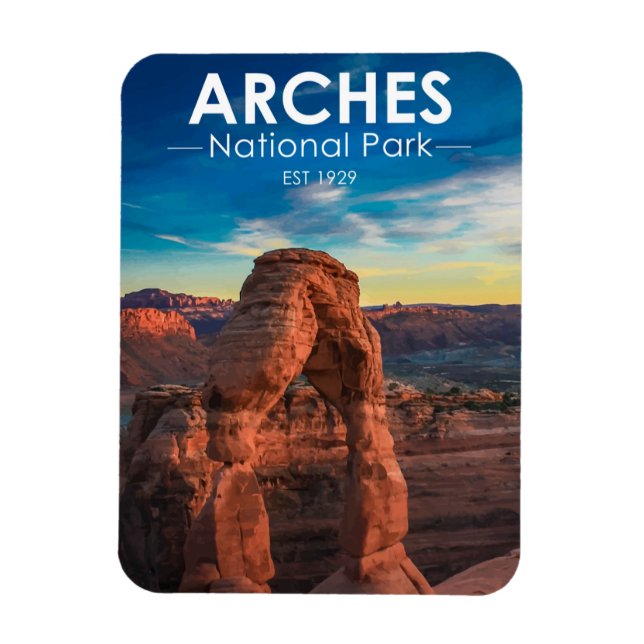 Magnet Flexible Arches Parc National Delicate Arch (Vertical)