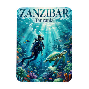 Magnet Flexible Archipel de Zanzibar Tanzanie