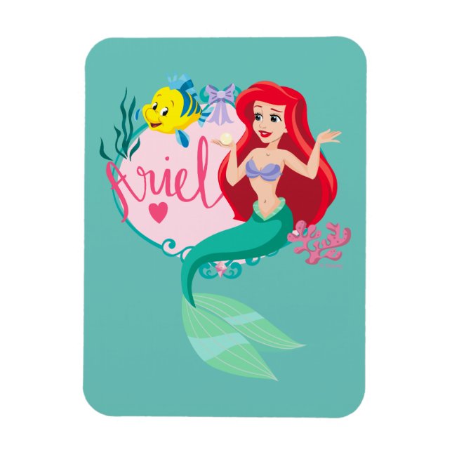 Magnet Flexible Ariel avec le nom du flet graphique (Vertical)
