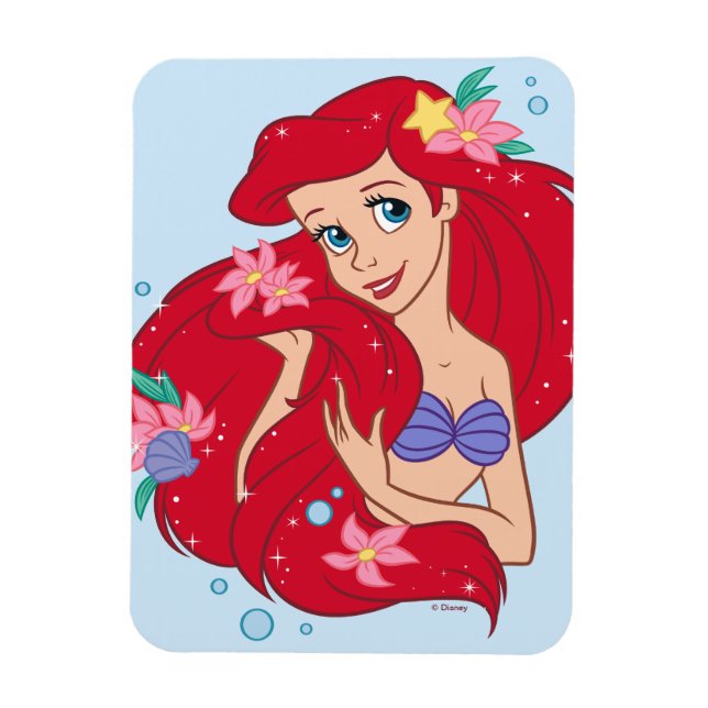 Magnet Flexible Ariel Ocean Beauty Bloom (Vertical)