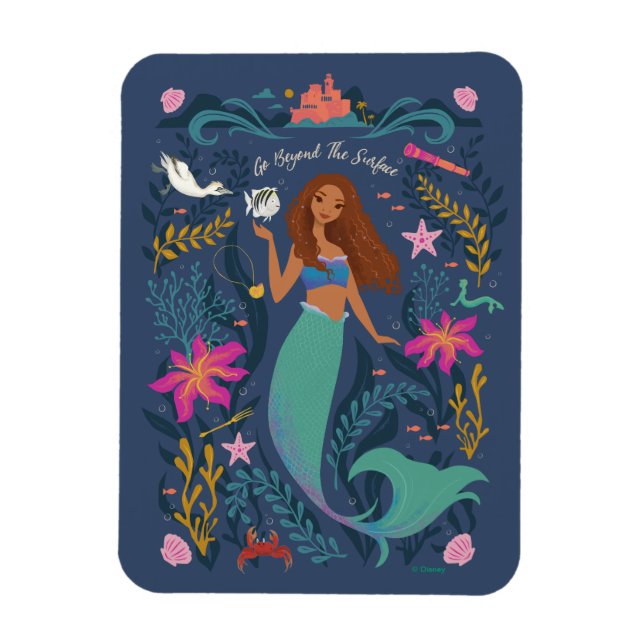 Magnet Flexible Ariel va au-delà de la surface (Vertical)