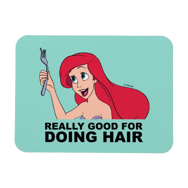 Magnet Flexible Ariel | Vraiment bon pour faire des cheveux (Horizontal)