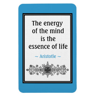 Magnet Flexible Aristote Motivationnel Aimant Citation : Vie