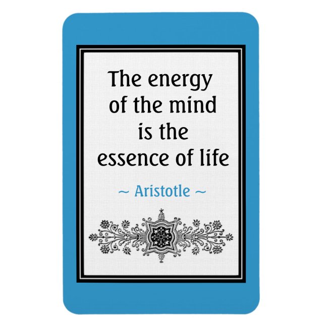 Magnet Flexible Aristote Motivationnel Aimant Citation : Vie (Vertical)