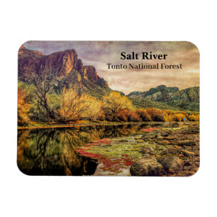 Magnet Flexible Arizona River Sonoran Desert Mountains Art numériq