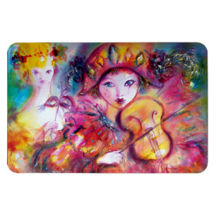 MAGNET FLEXIBLE ARLECCHINO AND COLOMBINA