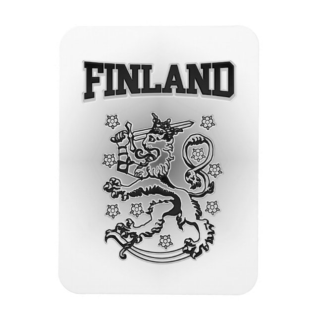 Magnet Flexible Armoiries de Finlande (Vertical)