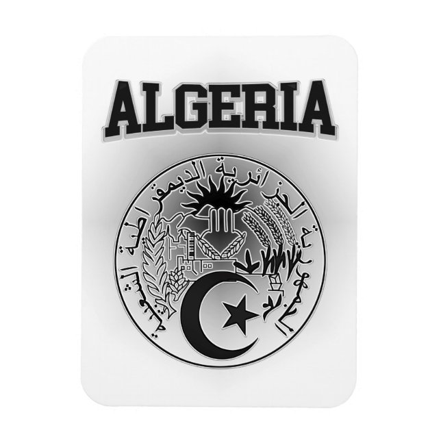 Magnet Flexible Armoiries de l'Algérie (Vertical)
