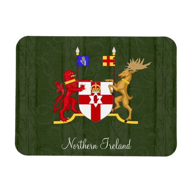 Magnet Flexible Armoiries de l'Irlande du Nord (Horizontal)
