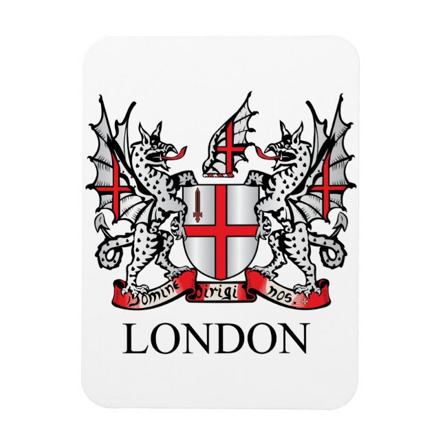 Magnet Flexible Armoiries de Londres (Vertical)