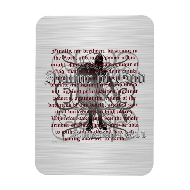 Magnet Flexible Armure de Dieu Soldat (Vertical)