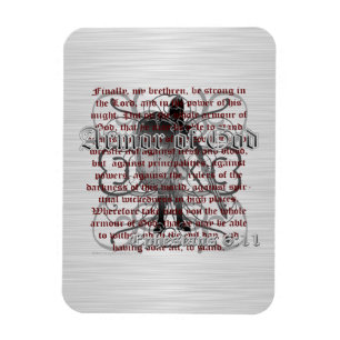 Magnet Flexible Armure de soldat de Dieu