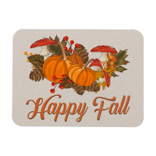 Magnet Flexible Arrangement d'automne Joyeux Aimant automne