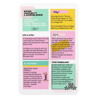 Magnet Flexible Arrêter les glissements de terrain anxieux Réfrigé