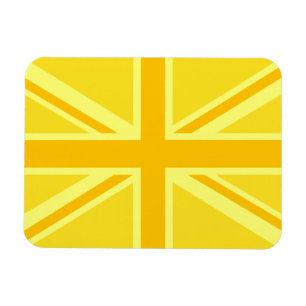 Magnet Flexible Arrière - plan britannique jaune jaune de drapeau