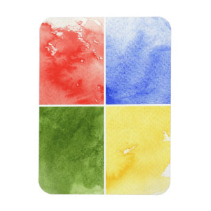 Magnet Flexible arrière - plan coloré d'aquarelle pour votre
