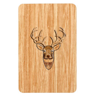 Magnet Flexible Arrière - plan de bois de cerf de queue blanche