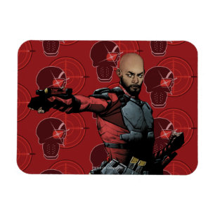 Magnet Flexible Art de bande dessinée du peloton   Deadshot de