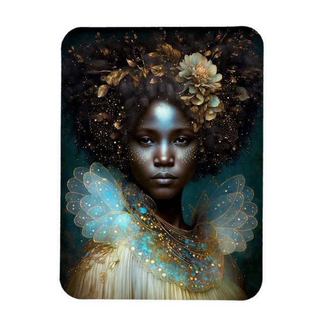 Magnet Flexible Art de la déesse noire (Vertical)