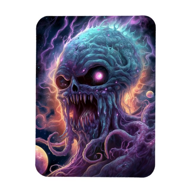 Magnet Flexible Art de l'espace monstre (Vertical)