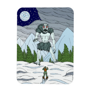 Magnet Flexible Art d'horreur étrange d'Ithaqua