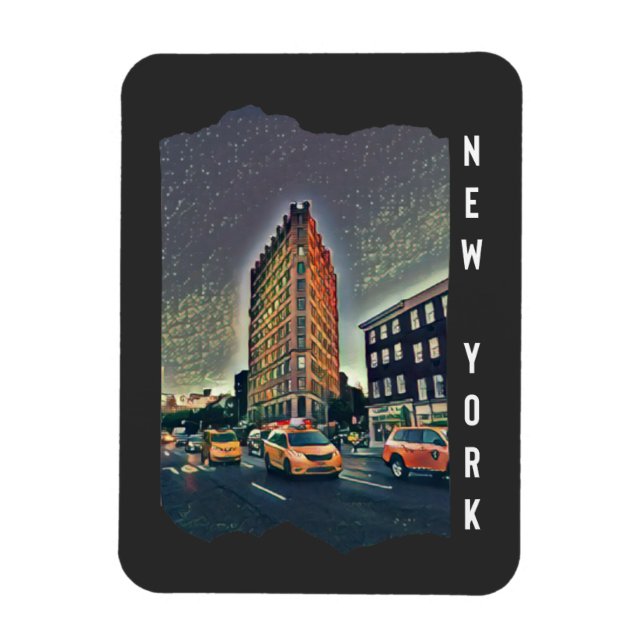 Magnet Flexible Art esthétique de New York (Vertical)