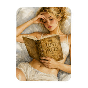 Magnet Flexible Art esthétique pour amoureux des livres cosy