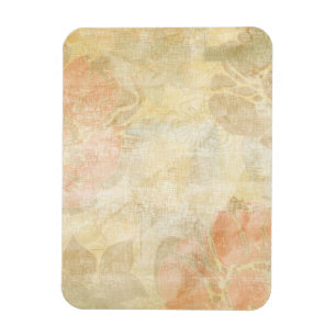 Magnet Flexible art grunge floral arrière - plan motif
