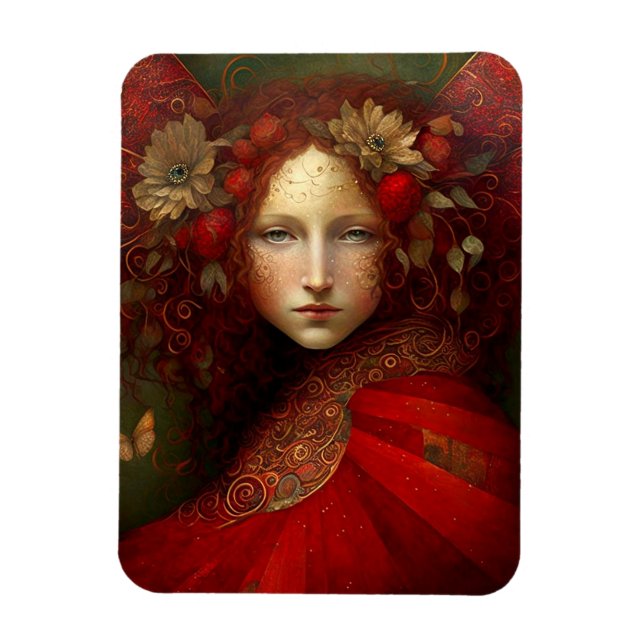 Magnet Flexible Art Imaginaire Fairy Rouge (Vertical)