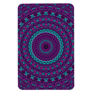 Magnet Flexible Art numérique de Mandala à bijou brillant coloré