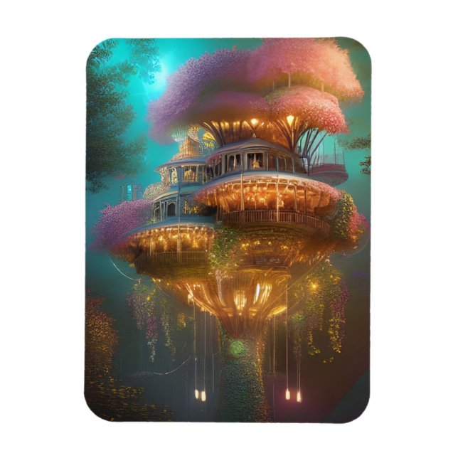 Magnet Flexible Art numérique Dreamy Pink (Vertical)