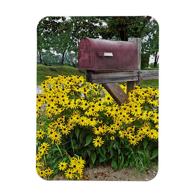 Magnet Flexible Art rustique de boîte aux lettres (Vertical)